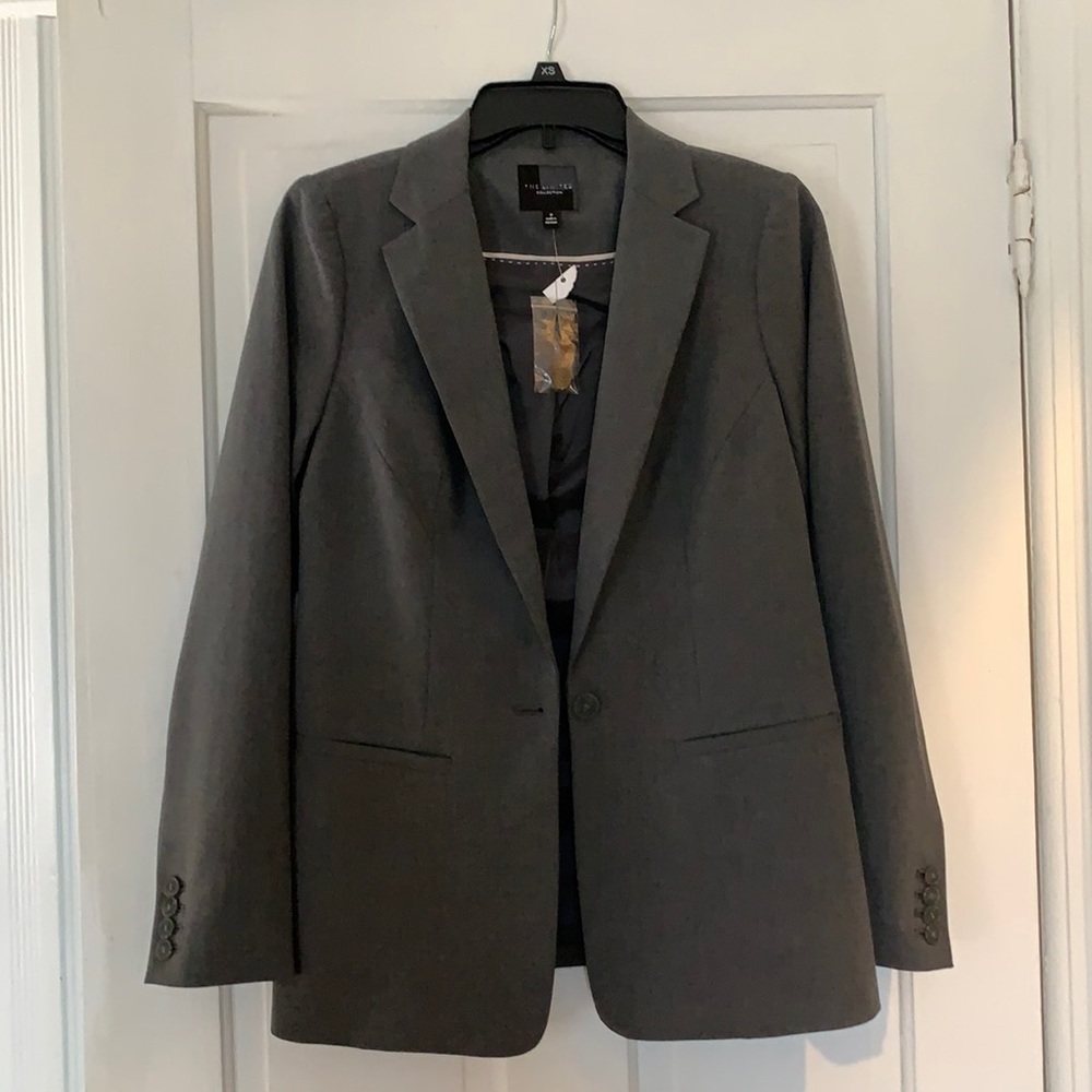 New Women’s Grey Lined Blazer